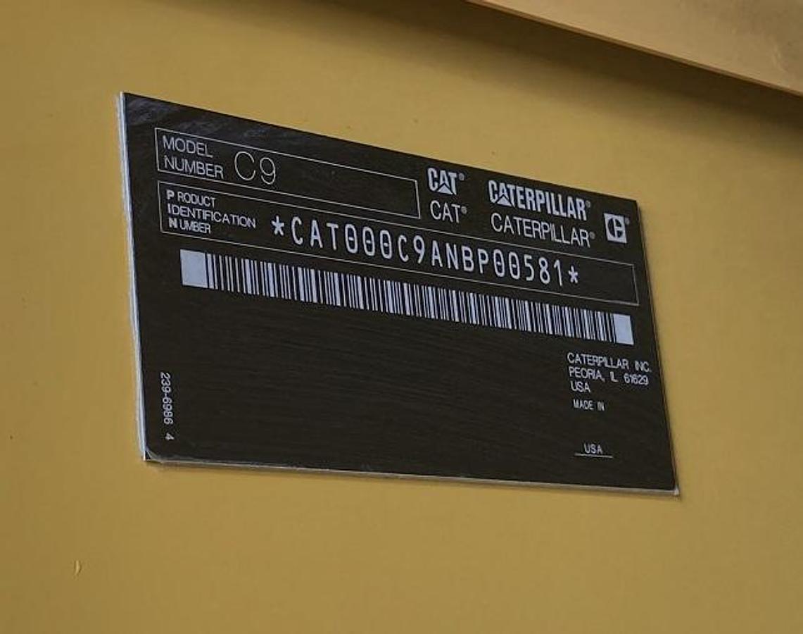 Used 2013 Caterpillar C9 300kW Tier 3 Diesel Generator Set