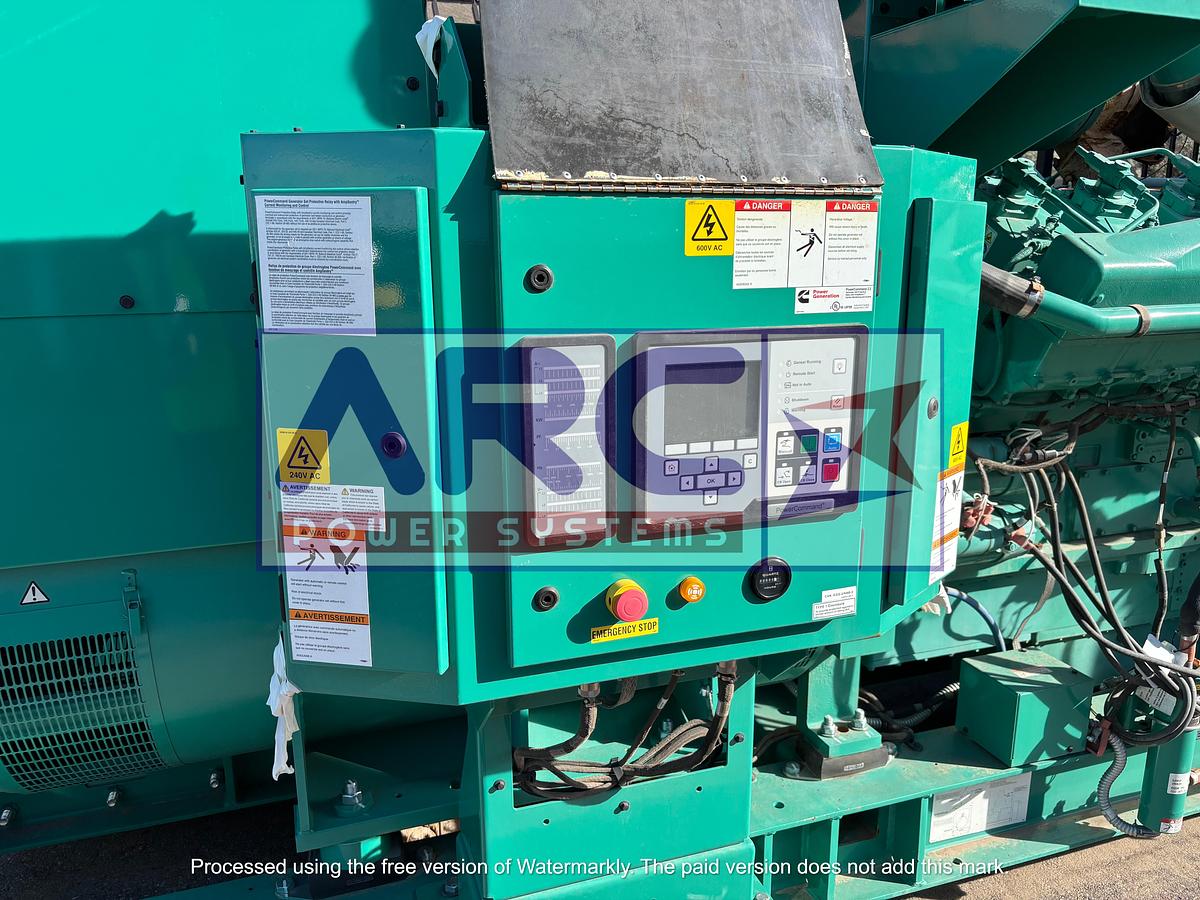 2022 Cummins DQGAS QSK50 1500kW Tier 4 Final Certified Diesel Generator Sets