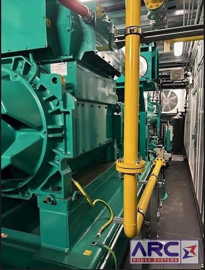 Two Unused 2019 Cummins C2000 N6CB 2MW Natural Gas Generators – 12.47kV