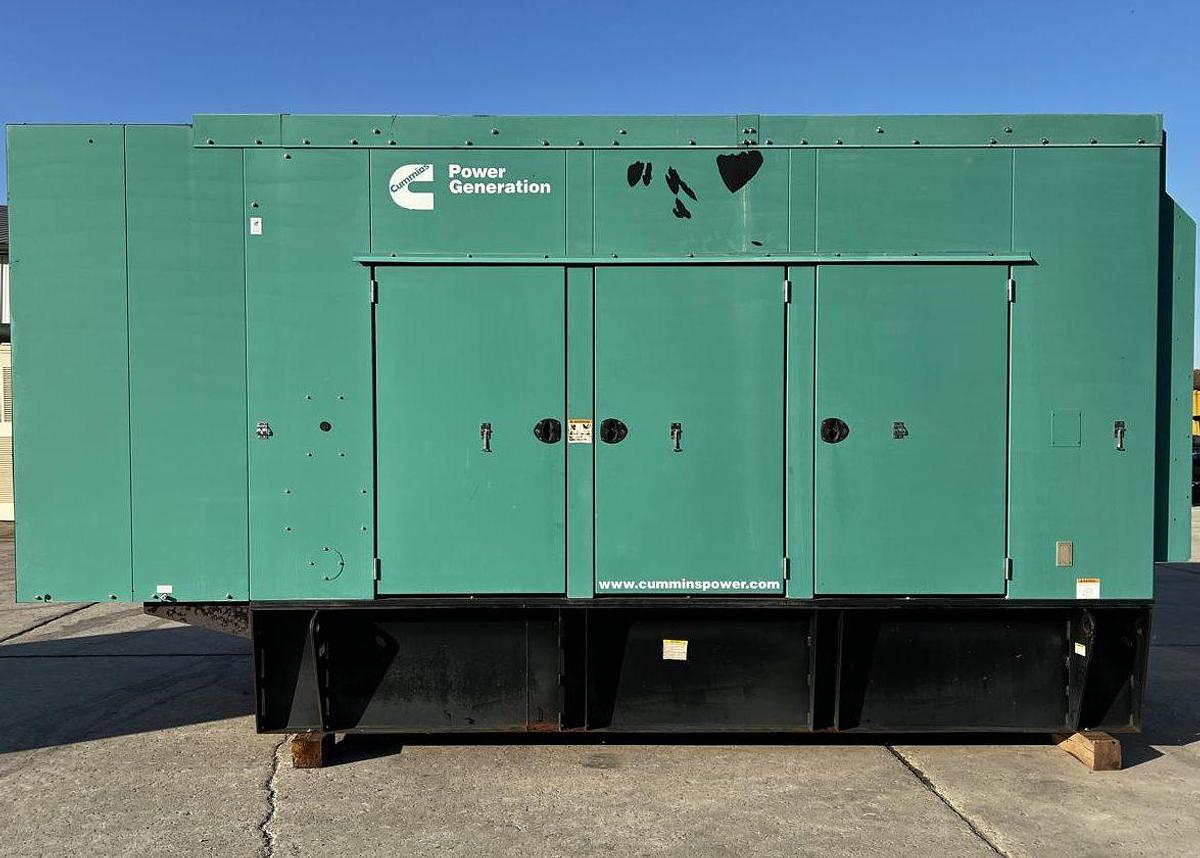 Used 2008 Cummins DFEK 500kW QSX15-G9 Tier 2 Diesel Generator Set