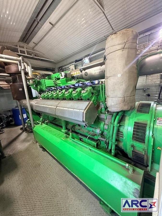 Used 2012 GE Jenbacher JGS 416 GS-B91 1,127 kW Natural Gas Generator Packages — 4160 kV, 60 Hz — 2 Available