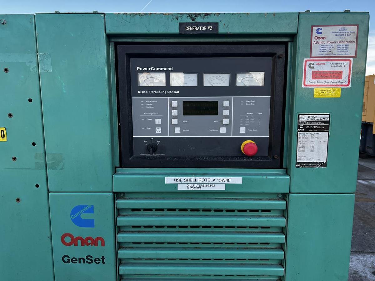 Used Cummins 800kW DFJB Diesel Generator Set