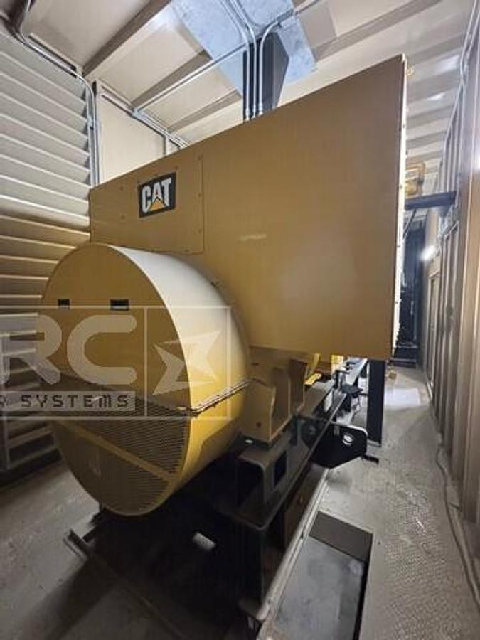 Used (2) 2020 CAT G3520H 2.469MW Natural Gas Generator Sets