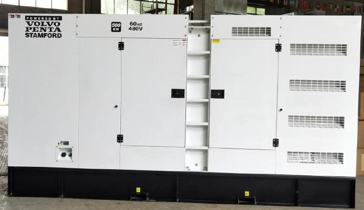 Used Volvo Penta 500kW Tier 2 Diesel Generator Set
