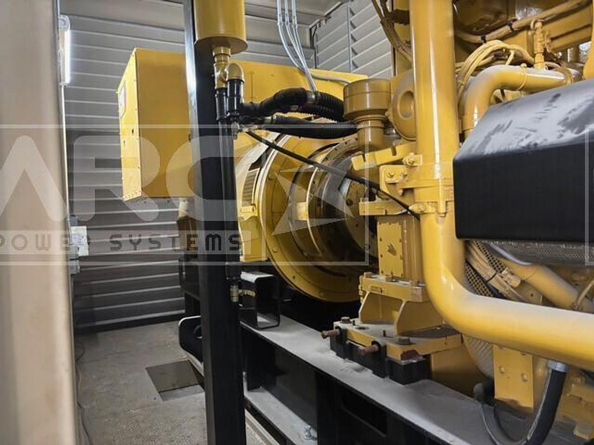 Used (2) 2020 CAT G3520H 2.469MW Natural Gas Generator Sets