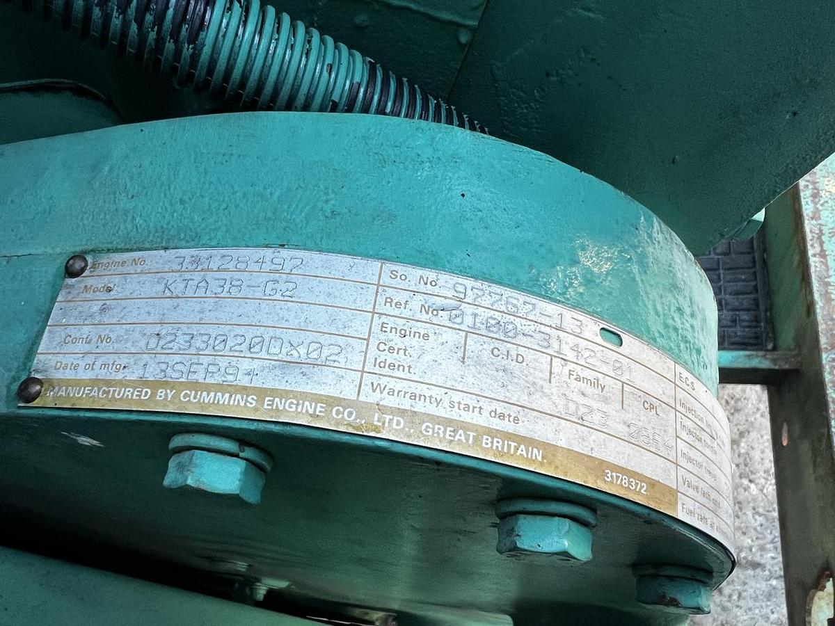 Used Cummins 800kW DFJB Diesel Generator Set