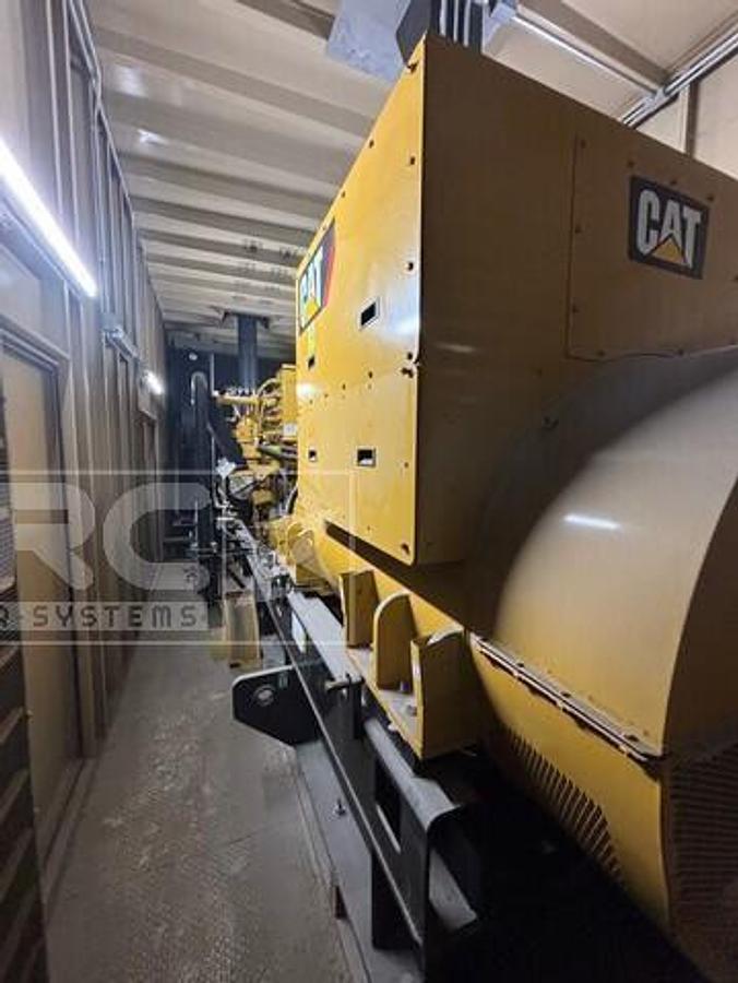 Used (2) 2020 CAT G3520H 2.469MW Natural Gas Generator Sets