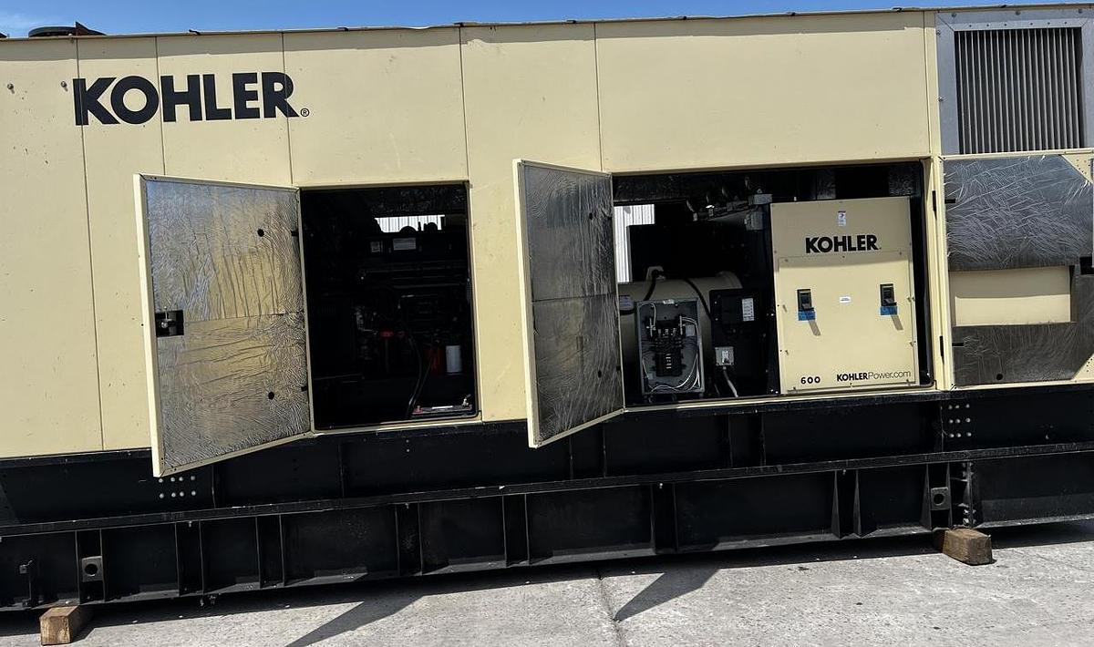 Used 2018 Kohler 600kW Tier 2 Diesel Generator Set