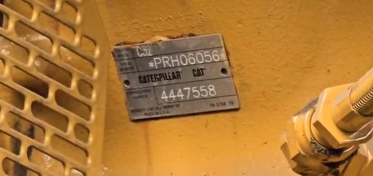 Used 2016 Caterpillar C32 1000kW Tier 2 Diesel Generator Set - LOW HOURS!