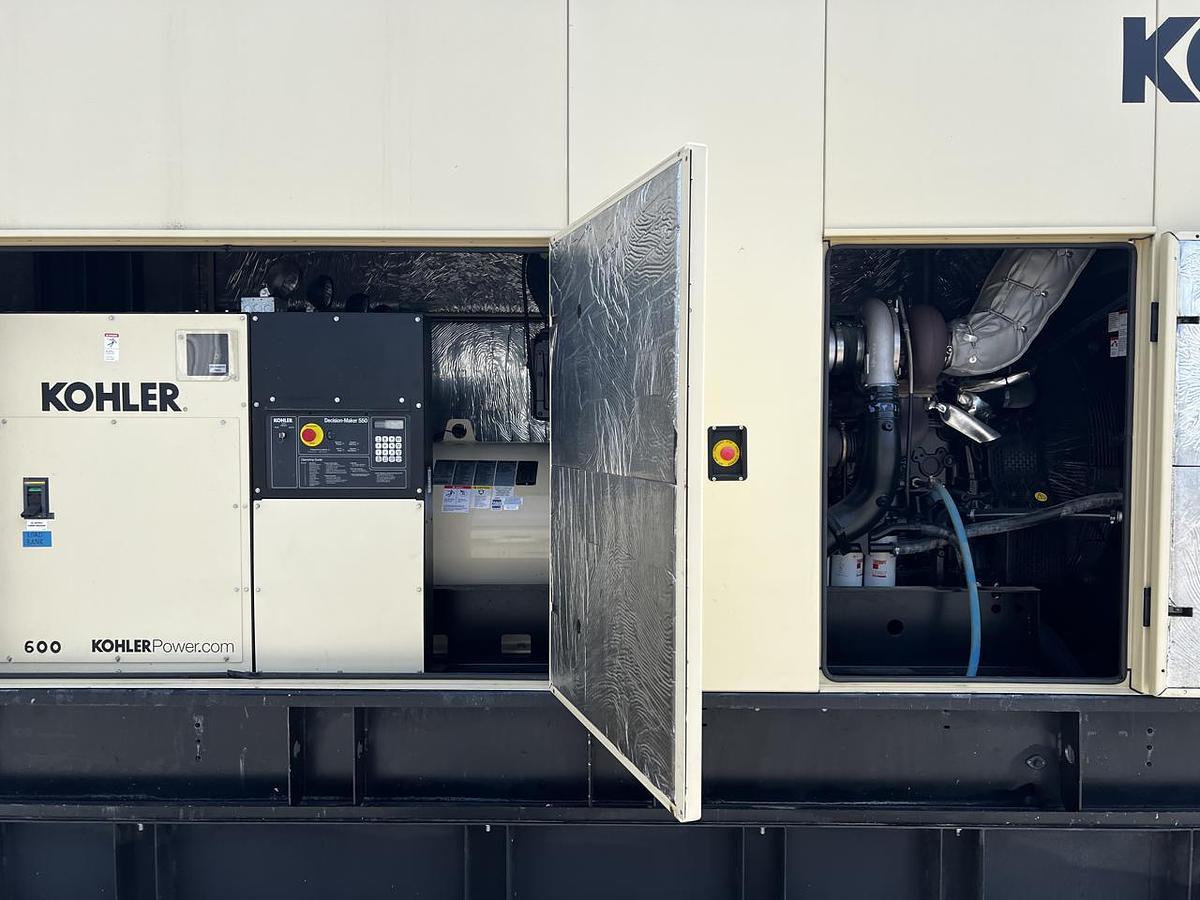 Used 2018 Kohler 600kW Tier 2 Diesel Generator Set