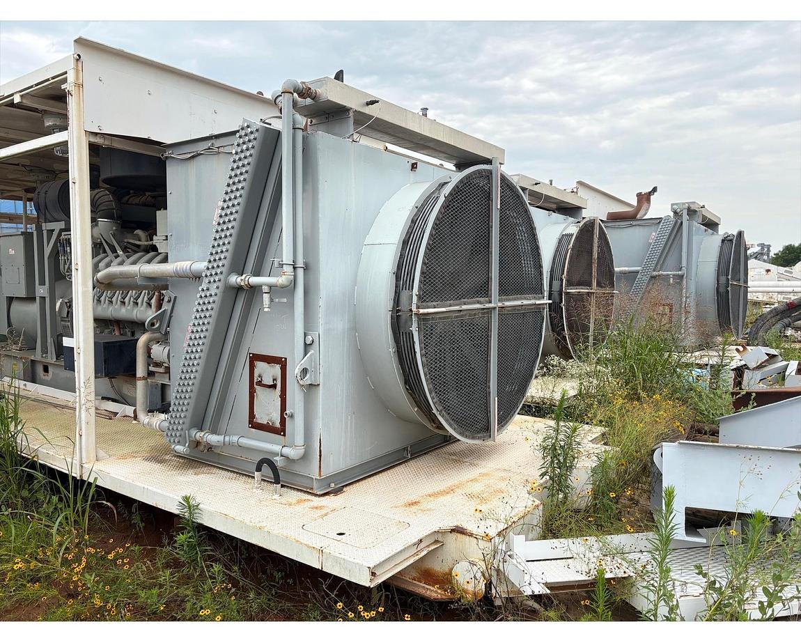 Used MTU 12V4000 1225kW / 1750kVA 600V Diesel Generator Sets — SCR Drilling Rig Power Packages