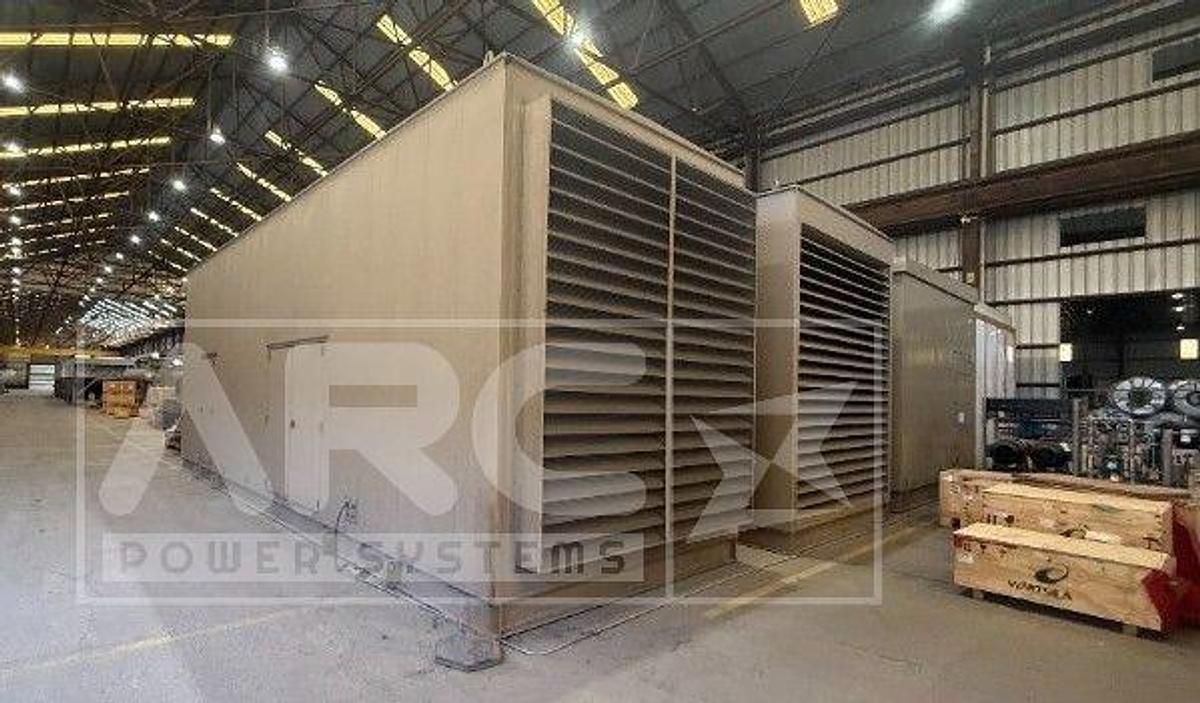 Used (2) 2020 CAT G3520H 2.469MW Natural Gas Generator Sets
