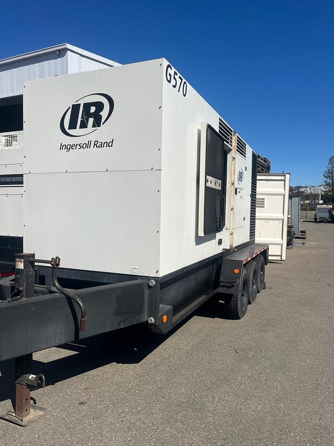 Used Ingersoll Rand / Doosan G570 456kW Tier 2 Rental Grade Towable Diesel Generator Set
