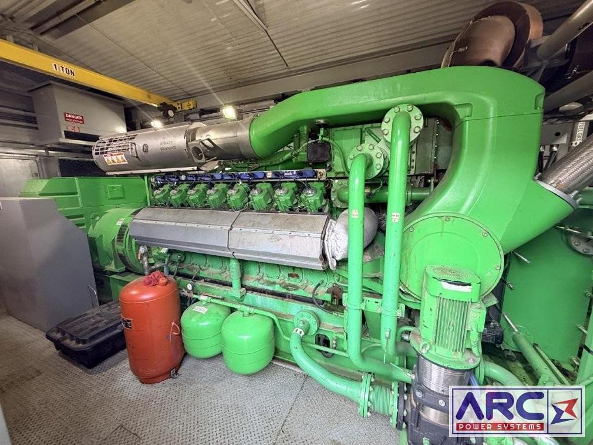 Used 2012 GE Jenbacher JGS 416 GS-B91 1,127 kW Natural Gas Generator Packages — 4160 kV, 60 Hz — 2 Available