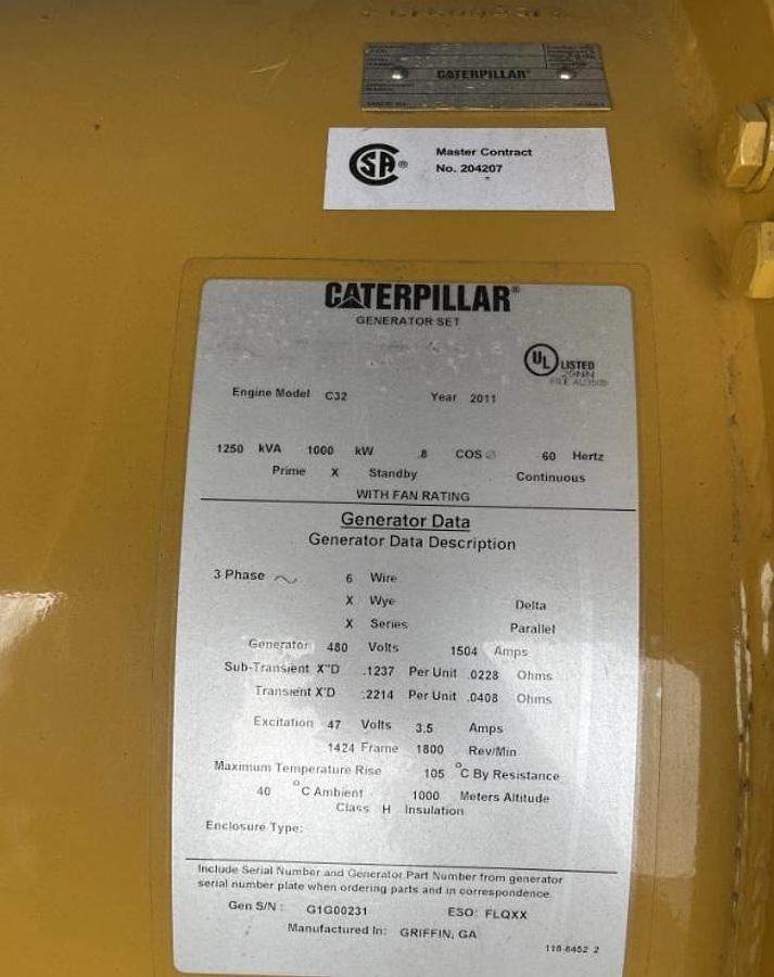 Used 2011 CATERPILLAR C32