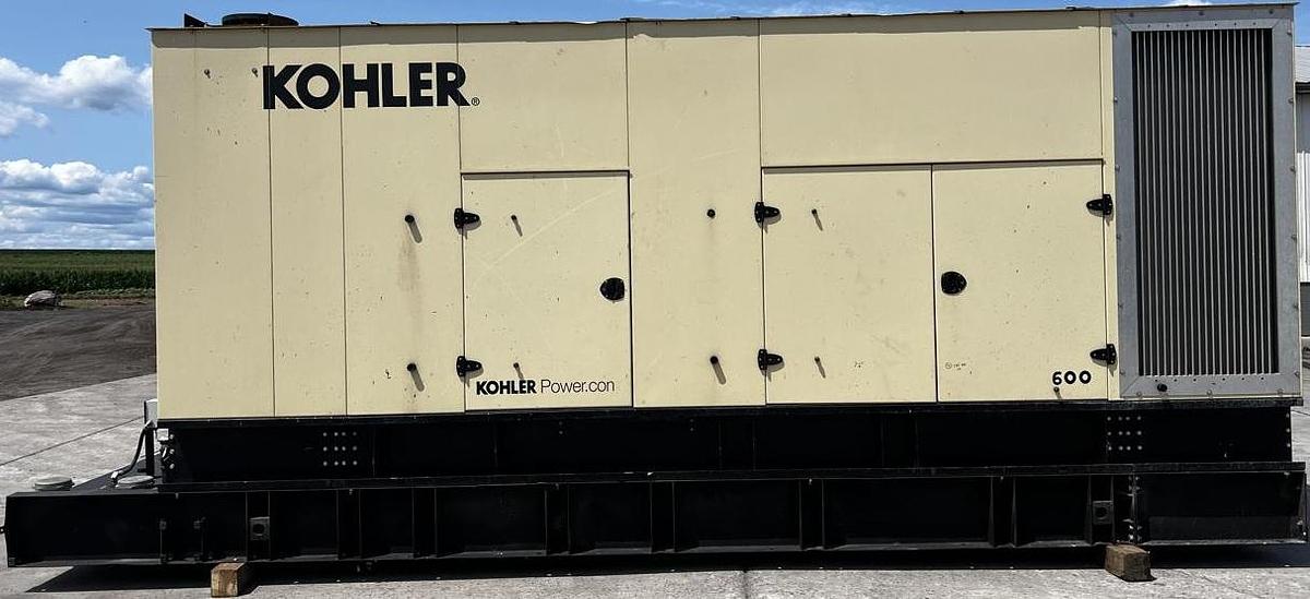 Used 2018 Kohler 600kW Tier 2 Diesel Generator Set