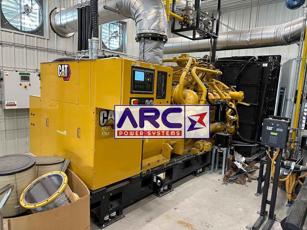 Used Caterpillar G3512 750kW Natural Gas Generator Set