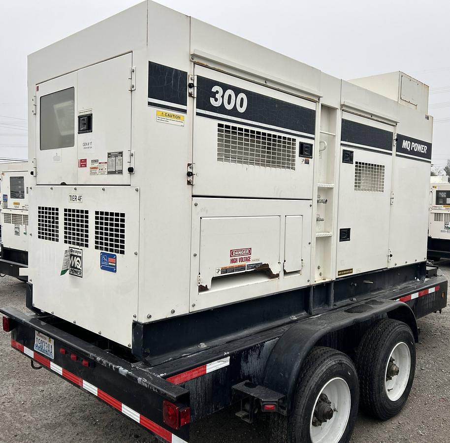 Used 2017 MultiQuip DCA300SSU4F 240kW Prime Rental Grade Towable Diesel Generator Set