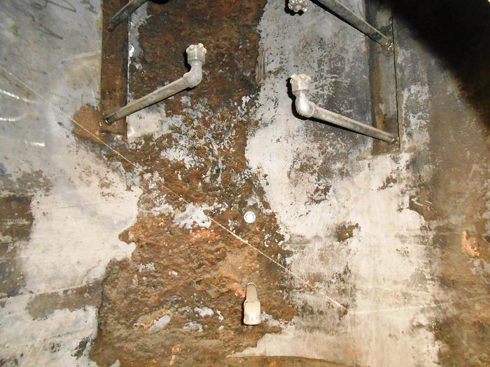 Used Tank, 1,600 Gallon, 316 Stainless Steel, 60" x 11', Carbon Steel Legs #S742089