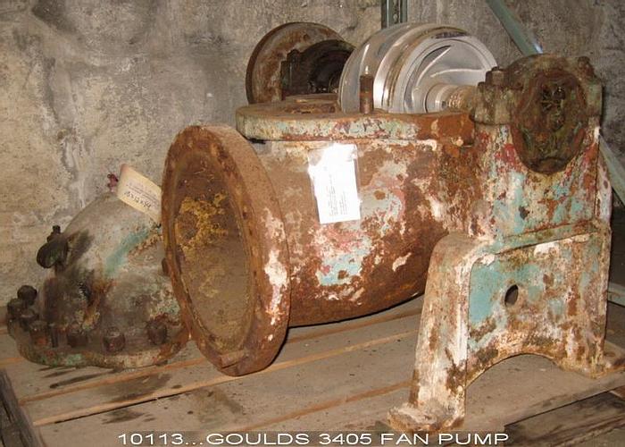 Used Goulds 3405 Fan Pump, 10 X 12 X 14, 2800 Gpm, 150 Ft. Head @ 1780 Rpm, 12.25" Impeller #10113