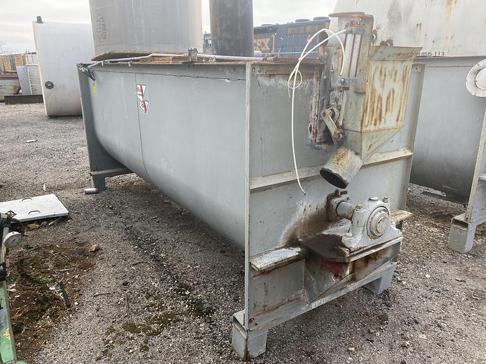 Used Used Marion Mixer approximately 100 cubic feet carbon steel Paddle Mixer