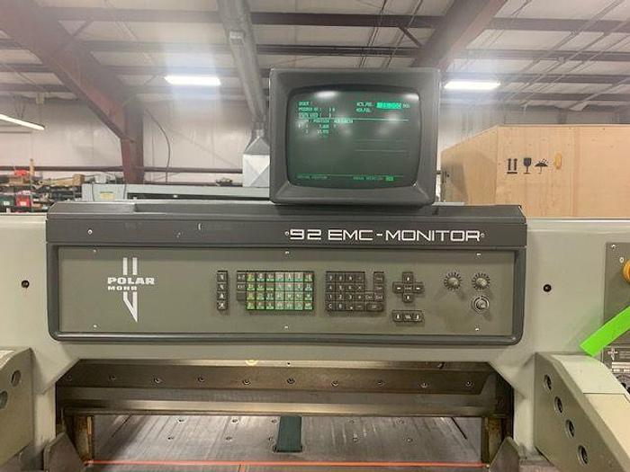 Used 36"  POLAR MDL. 92 EMC GUILLOTINE CUTTER