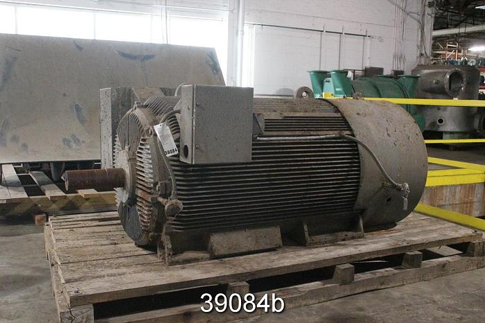 Used General Electric 5K68114338302 Custom 8000 Induction Motor, 600 Hp, 892 Rpm, 2300 Volt #39084