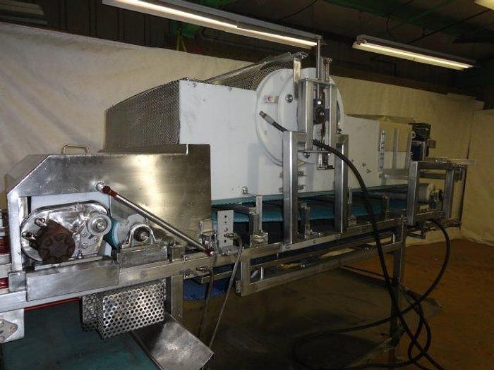 Used Stainless Steel Cheese Rake, 40" all hydraulic operation