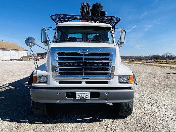 Used 2006 Sterling Flatbed Hiab Crane Truck