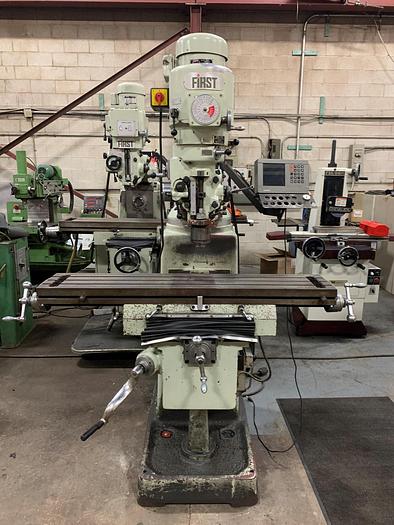 Used 10" X 50", FIRST, LC-185VS, VERTICAL MILLING MACHINE