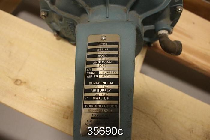 Used Foxboro G2 1" Steam Valve #35690