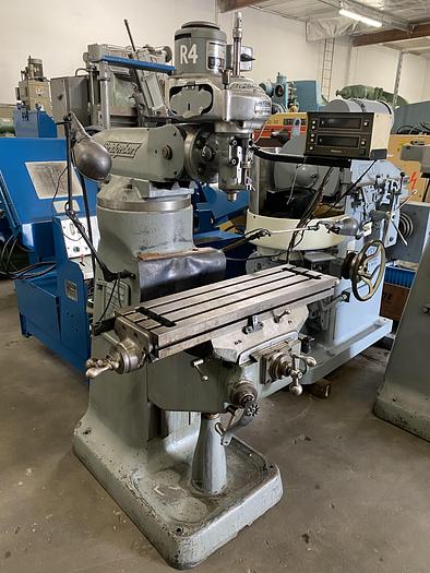 Used BRIDGEPORT M HEAD VERTICAL MILLING MACHINE #6108