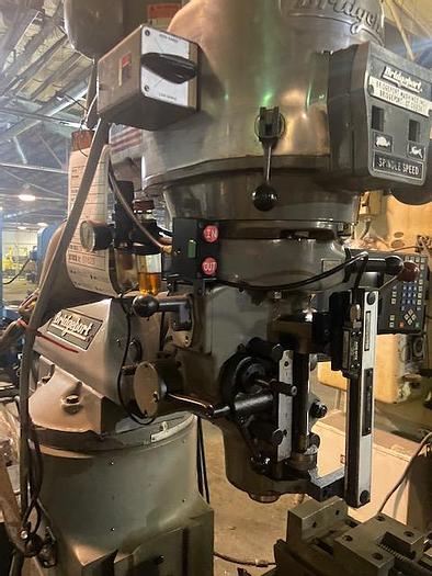 Used Bridgeport Mill   Series 1   CNC 2 Axis   9 x 48"  Acu Rite