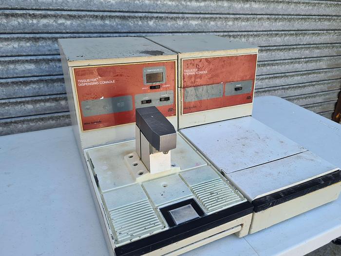 Used Miles Scientific Tissue-Tek Dispensing Console and Thermal Console