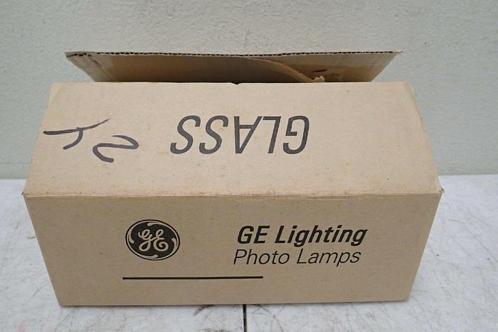 Used Case of 24 GE DYS/DYV/BHC Quartzline Projection Lamps Bulbs 600W 120V