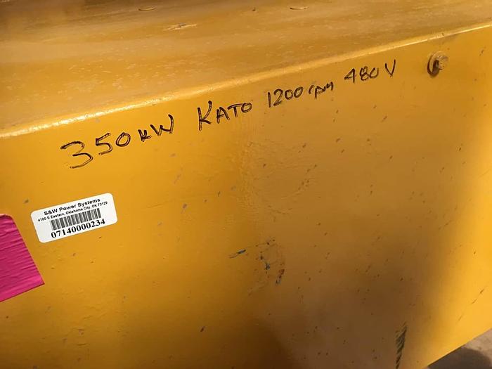 Used Kato 350kW Single Bearing Brushless, Synchronous Generator End
