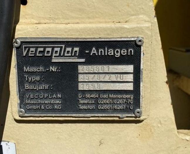Used VECOPLAN 35/8/2 VU, HORIZONTAL GRINDER
