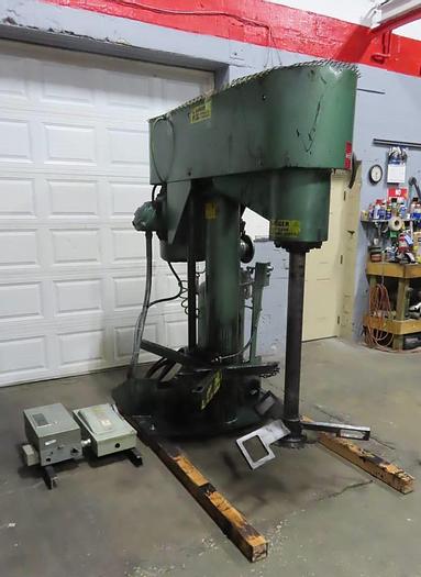 Used 50 HP SCHOLD CO-AXIAL HIGH SPEED DISPERSER WITH SLOW SPEED SWEEP
