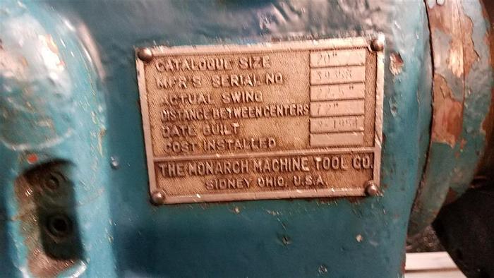 Used 1954 Monarch 20"x72"