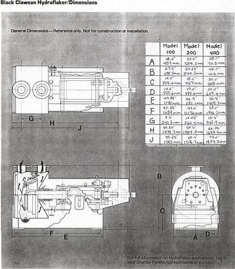 Used BLACK CLAWSON 200 #21043