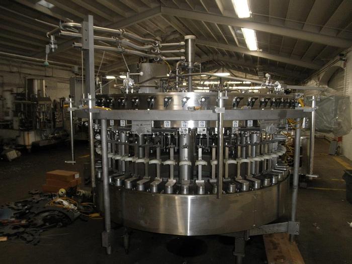 Used Filler, Bottle, 52-Head, Rotary, PET, Capper, Crown, #C741754