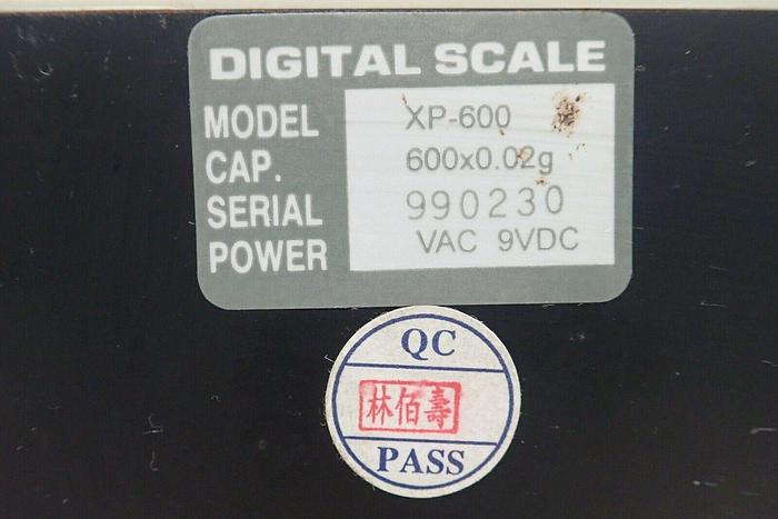 Used Denver Instruments XP-600 Digital Precision Scale, 600x0.02g
