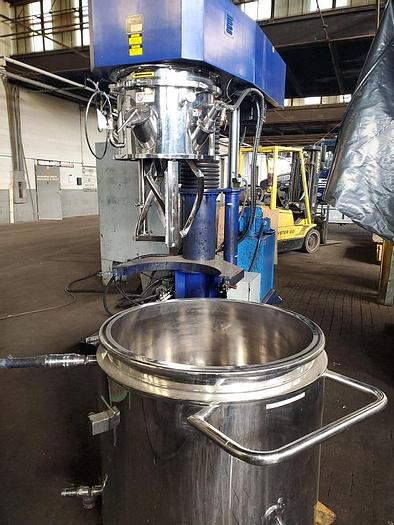 Used 50 Gallon Jaygo Double Planetary Disperser - S/S - Vac - Jacketed (#9826)