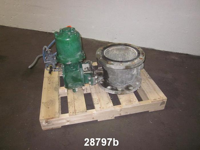 Used Fisher V150 10" Control V-Ball Valve, #28797