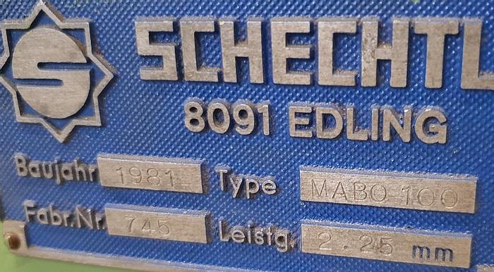 Gebraucht Motorische Schwenkbiegemaschine Schechtl MABO 100