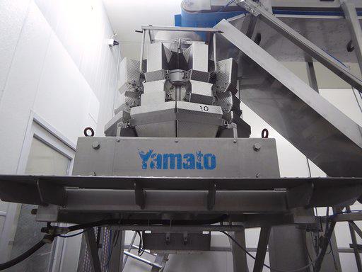 Used Yamato multihead weighing line