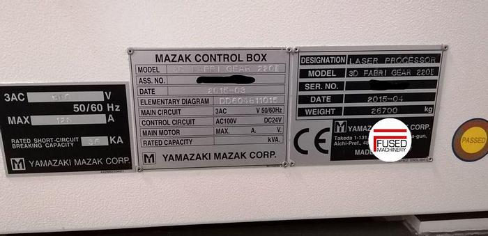 Gebruikt 2015 MAZAK 3D Fabrigear 220 MKII