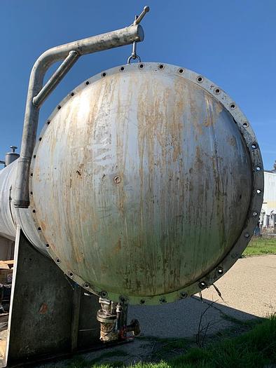 Used Tank, 1,500 Gallon, S/st, 4' x 18', 25 PSI, Coalescer Tank #S743658