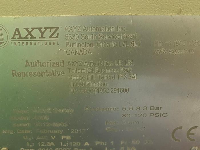 Used 2017 AXYZ 4008 CNC Router