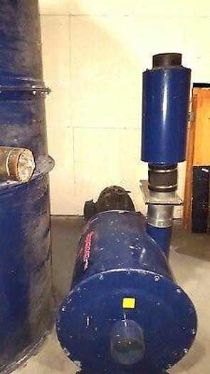 Used Spencer Bag House Dust Collector 30 HP with automatic filter cleaning VACUUM